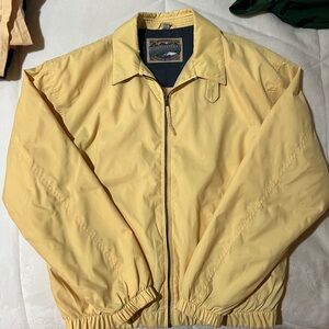 Men's Yellow Bomber Jacket